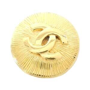CHANEL Authentic Gold Brooch